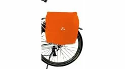 VAUDE Logo Housse Imperméable Pour Sacoche De Vélo Orange